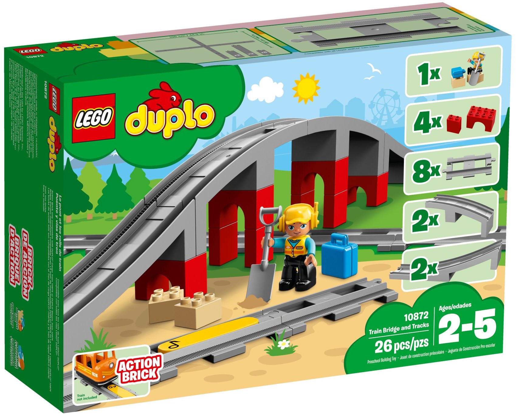 LEGO® Vasúti híd és sínek